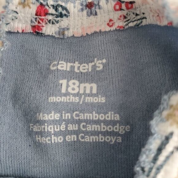 Like New- Carter's Baby Girl's 18 month 3 piece set - Picture 7 of 10